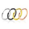 High-Quality Titanium Steel Round Ear Buckles - Non-Fading Japanese & Korean Style