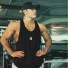 New Sports Vest Men'S Loose Summer Pure Cotton Fitness And Bodybuilding Quick Drying Sleeveless Shoulder White Base Shirt Sleeveless T-Shirt