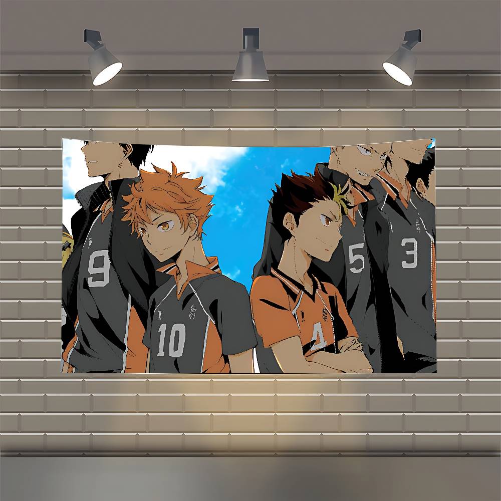Флаги Haikyuu Флаги Персонализированные предметы Флаги для спален Домашний гобелен