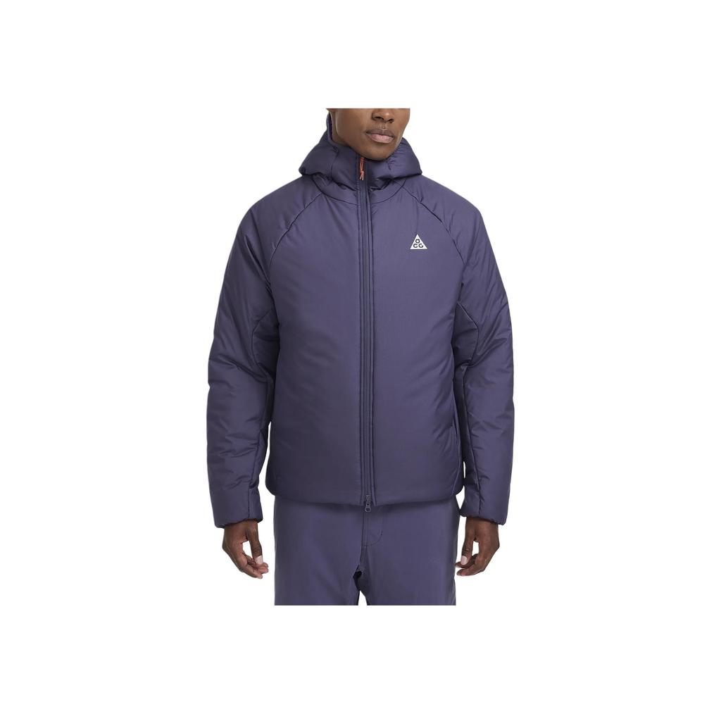 Nike Primaloft Therma-Fit Adv ACG Rope De Dope однотонная удобная куртка с капюшоном мужская куртка Deep-Raisin FV8690-573