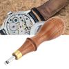 Wooden Handle Alloy Steel Watch Pry Watch Case Remover Watch Repair Tool (B Style)