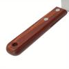 Stainless Steel Round Pizza Peel with Wooden Handle Durable Flat Surface for Easy Pizza Transfer and Serving Suitable for Home and Commercial Use