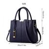 Fashionable Blue PU Leather Women’s Handbag 29x22x13cm Large Capacity