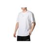 Adidas Всесезонная футболка с круглым вырезом и коротким рукавом с вышитыми деталями, мужские топы белого цвета IR8400