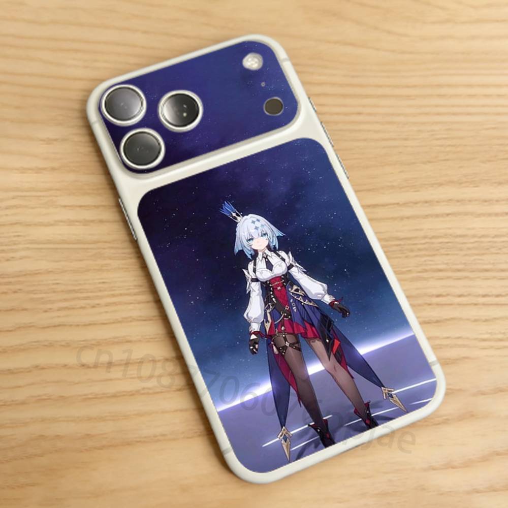 Игровой Воскресный H-Honkai Star Rail Для iPhone 17Pro/ProMax Задняя Крышка-Аккумулятор с Наклейкой-Декалью для Камеры Защитная Пленка для Задней Панели