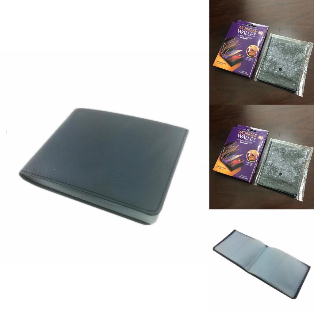 Чудо-кошелек из ПУ, компактный держатель для карт с большим отделением для купюр, для подарка и путешествий