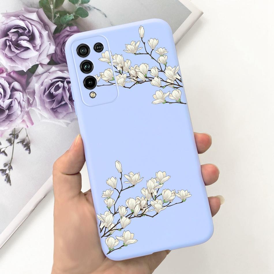 For Honor 10X Lite Phone Case Honor 10Xlite DNN-LX9 Fashion Moon Design Soft Silicon Shockproof Protective Cover Bumper
