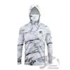 Mens UV Protection Fishing Hoodie Long Sleeve Breathable Outdoor Sunproof Hooded Top Angling