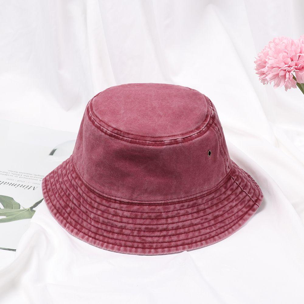 Fashion Women Men Casual Cotton Sun Hat Fisherman Cap Bucket Hat Foldable