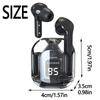 Transparent Wireless Earbuds with Charging Case Wireless Blue Tooth Earphones  Sports