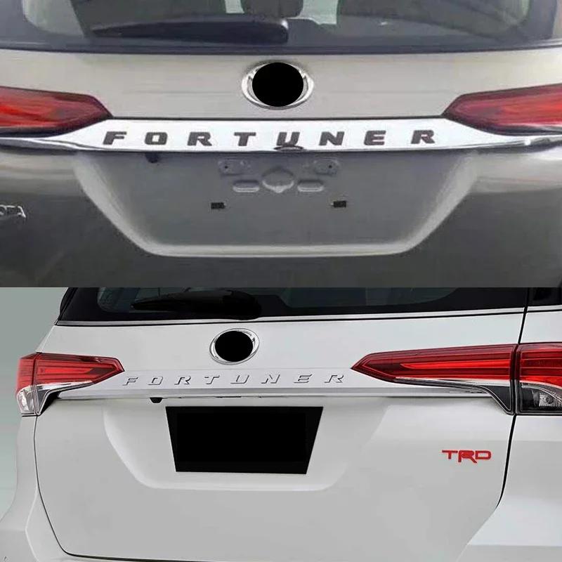 1 шт. 3D ABS Наклейки с буквами FORTUNER Эмблема для автомобиля Fortuner Передний капот Решетка радиатора Значок на багажник Автоаксессуары