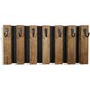 Wooden key hanger Lamele 40cm brown
