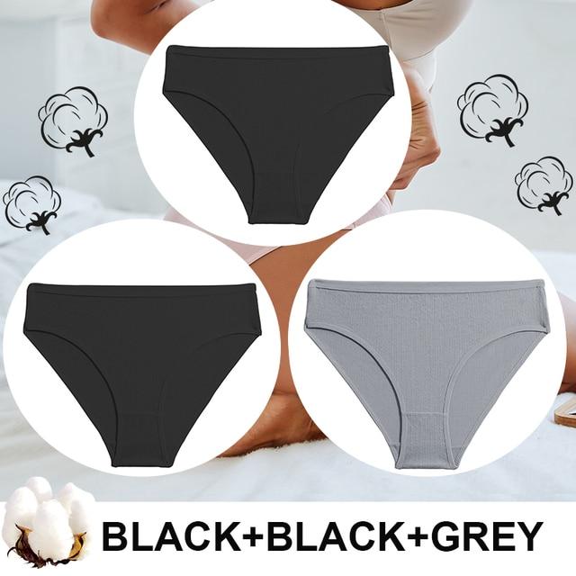 FINETOO 3 шт./лот, женские трусики с высокой талией, бесшовные трусики, нижнее белье, хлопковые трусы, сексуальное женское белье, женское нижнее белье