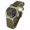 Военные часы ТИП ТИП винтажный зеленый ремешок из ткани [MRMW] мужские A-17
