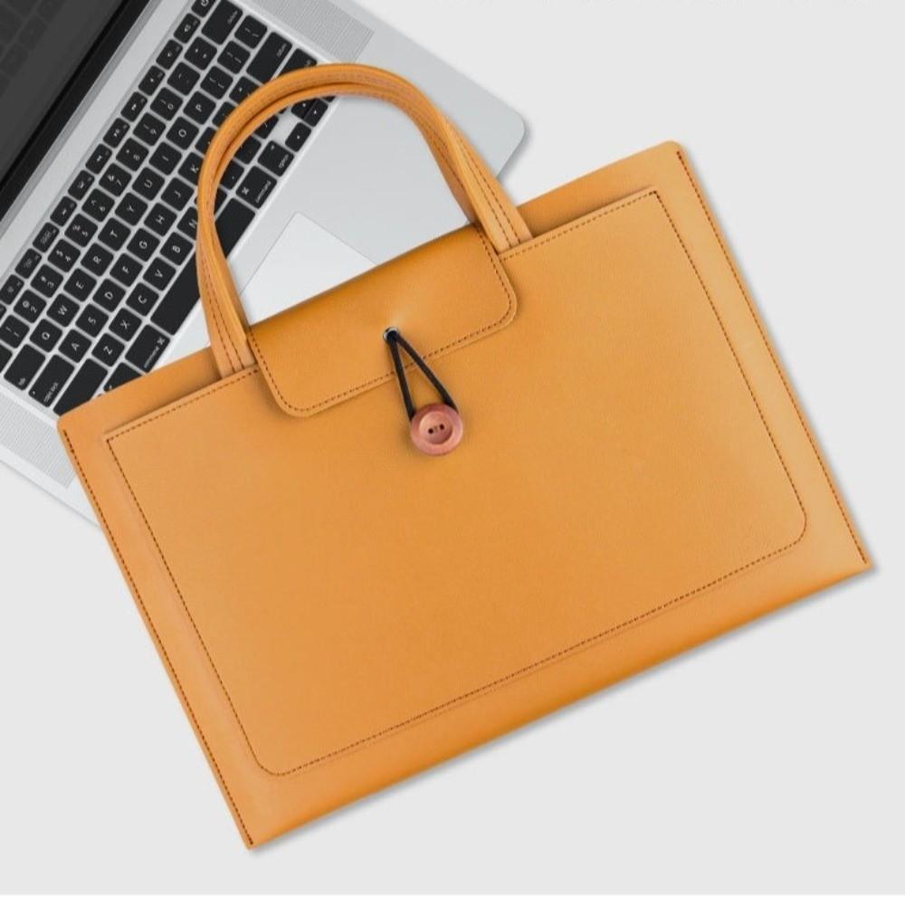 Large Capacity Handheld Bag Rectangle Carrying Case Messenger Briefcase Women's Bag