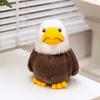 White Simulated Animal Haired Sea Eagle Plush Toy Bird Series Plush Ornament Toy
