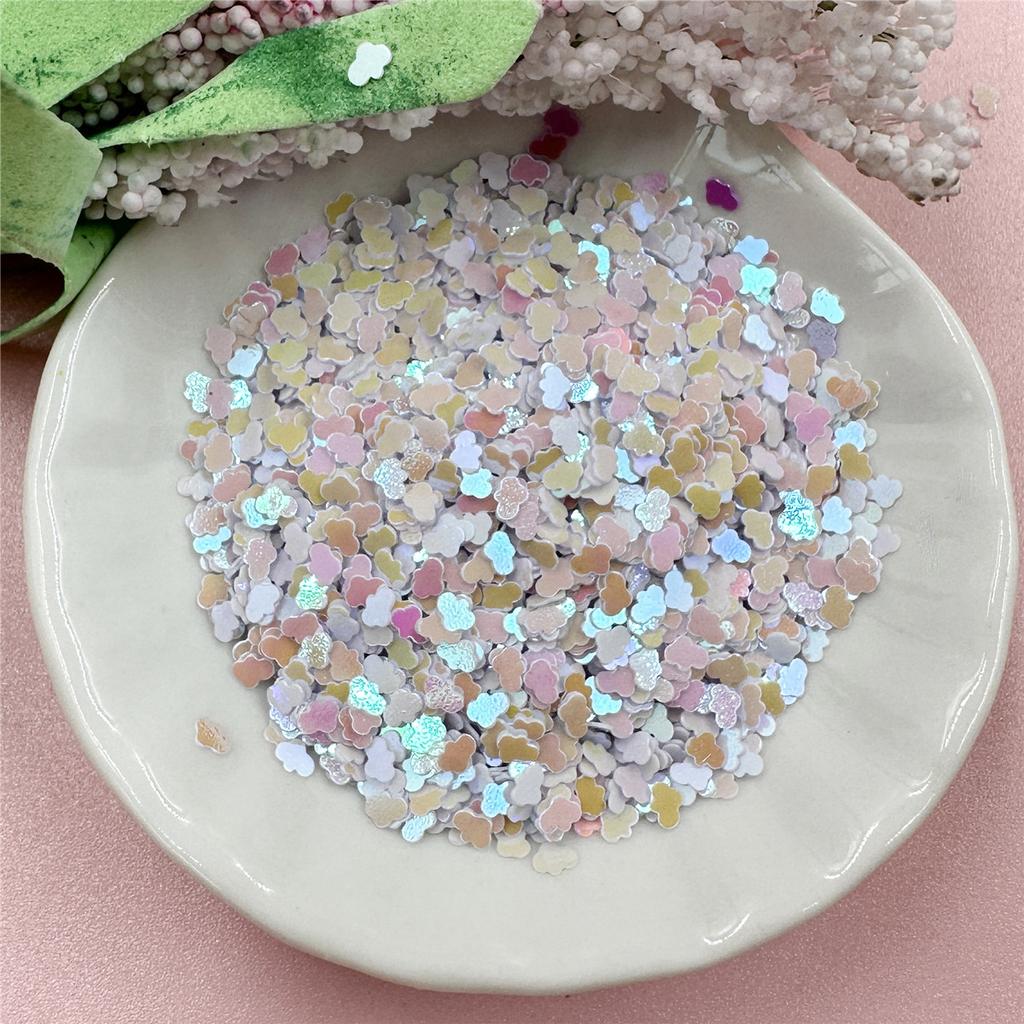 Декор для вечеринки, акриловые мини-блестки, 1000 шт., модные аксессуары из ПВХ, милые облачные аксессуары 2,5*3,2 мм
