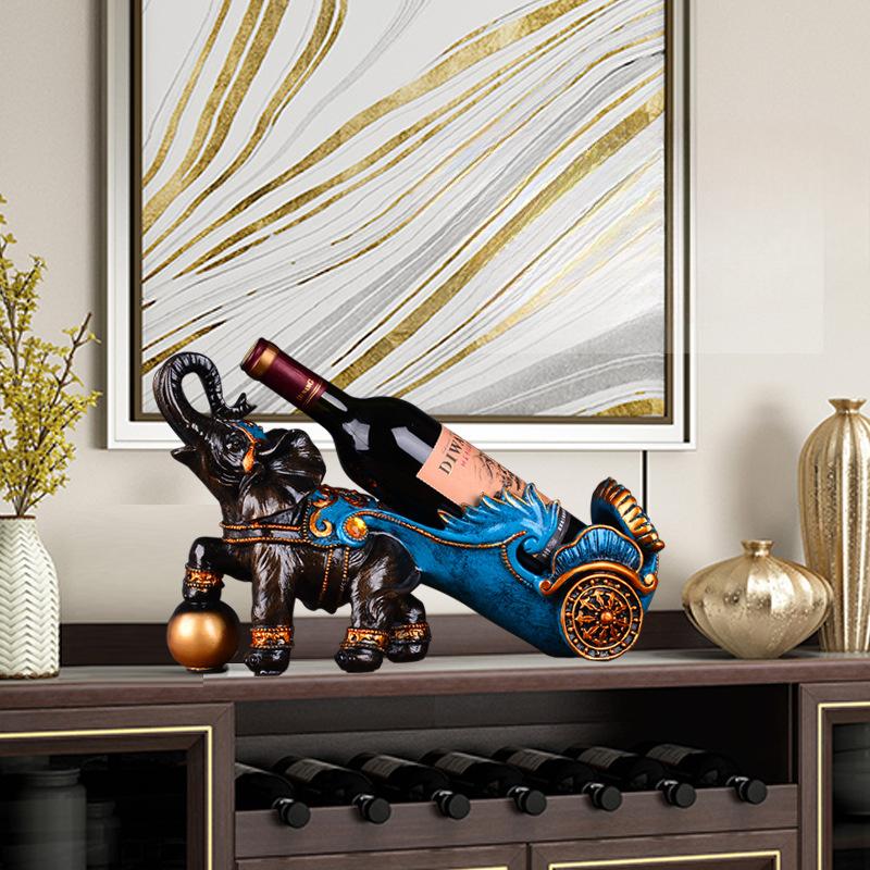 Украшения для красного вина, украшения для обеденного стола в современной гостиной, европейский стиль, креативное изображение, тележка для вина, украшение для шкафа, украшение для дома