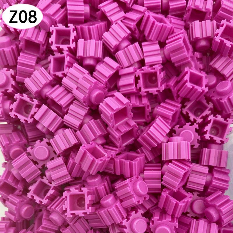 100 шт. 8*8 мм Пиксель-арт Пазл Микро Алмазные Строительные Блоки DIY 3D Маленький Кирпичик Для Детской Игрушки Образовательные Дети