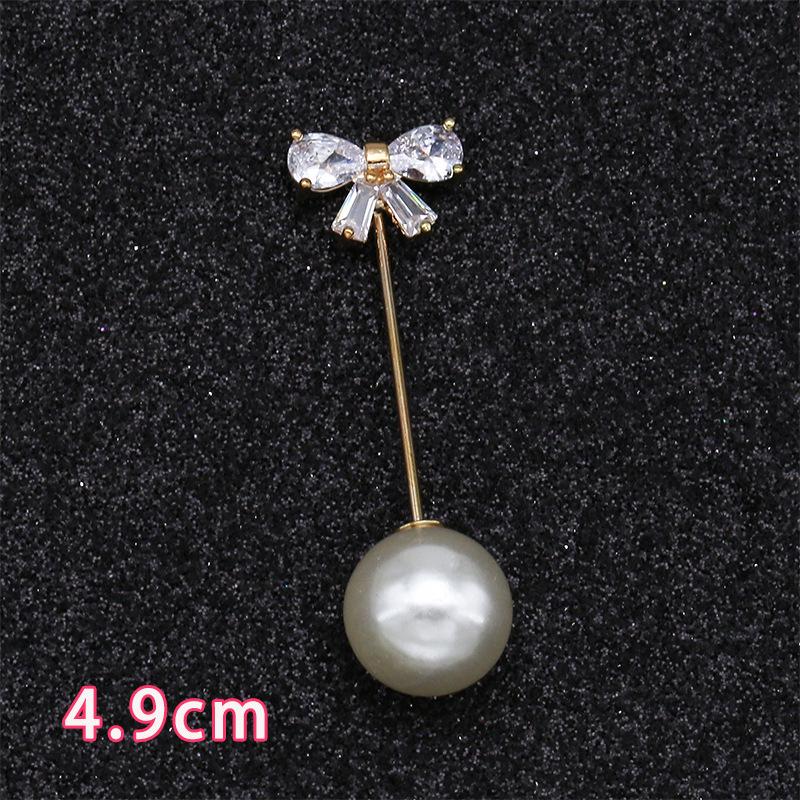 «Брошь из сплава со стразами и жемчугом»: Модный кардиган с защитой от воздействия внешней среды