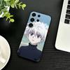 W-Киллуа Зольдик H-Охотник х Охотник Чехол для телефона для Samsung S26,S25,S24,S23,S22,S21,S20,Ultra,Plus,FE Черный Мягкий чехол