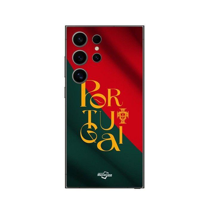 Coque de téléphone - MANIACASE - Samsung Galaxy S25 Ultra - Drapeau du Portugal - Silicone TPU - Souple