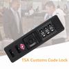 Protection Security Luggage Safely Code Lock Anti-theft TSA Customs Code Lock 3 Digit Password Lock