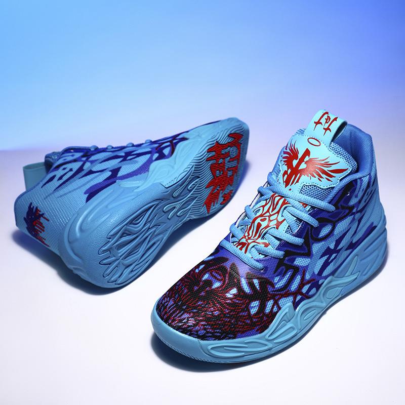 Кроссовки-ботинки «Мандариновая утка», новая спортивная обувь, три мяча 4-го поколения, для взрослых студентов и подростков, актуальные баскетбольные кроссовки