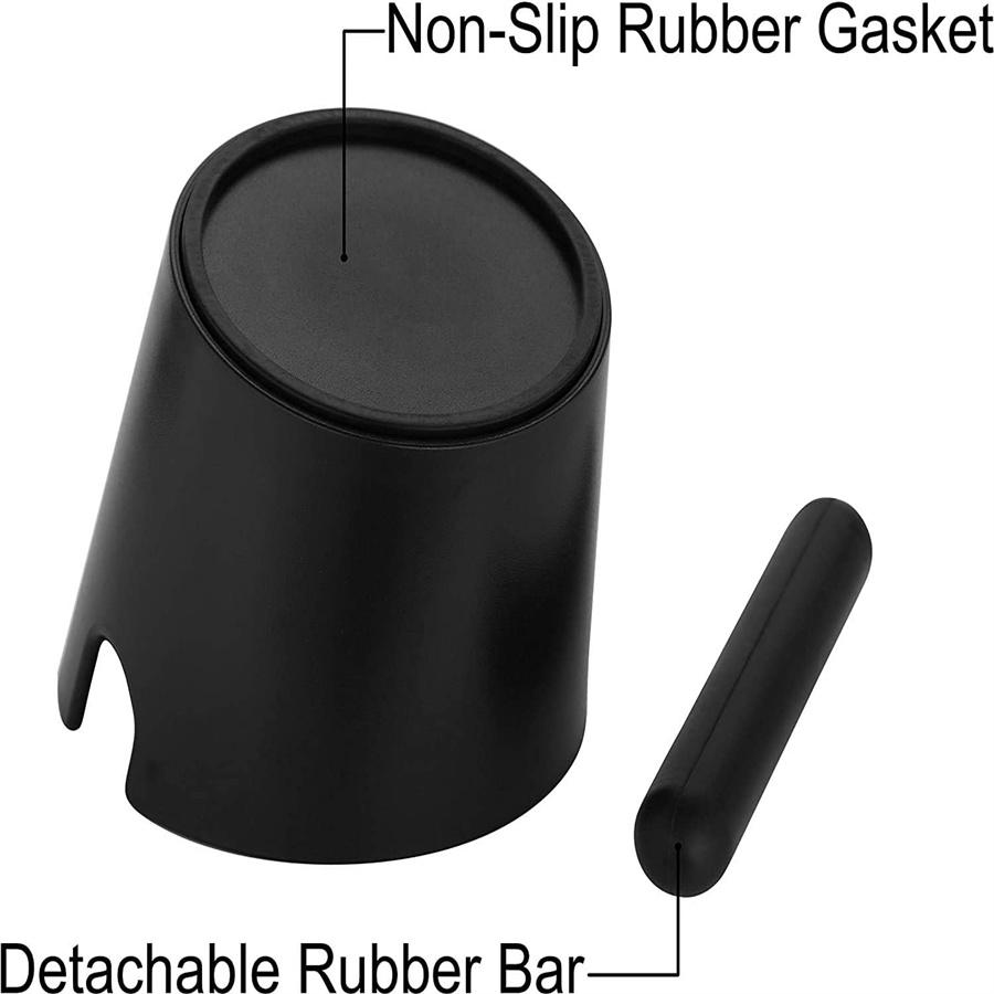 Кофейный нок-бокс 4,7 дюйма, амортизирующий, прочный, в стиле бариста, со съемным нок-баром и нескользящим основанием, подарочный круглый