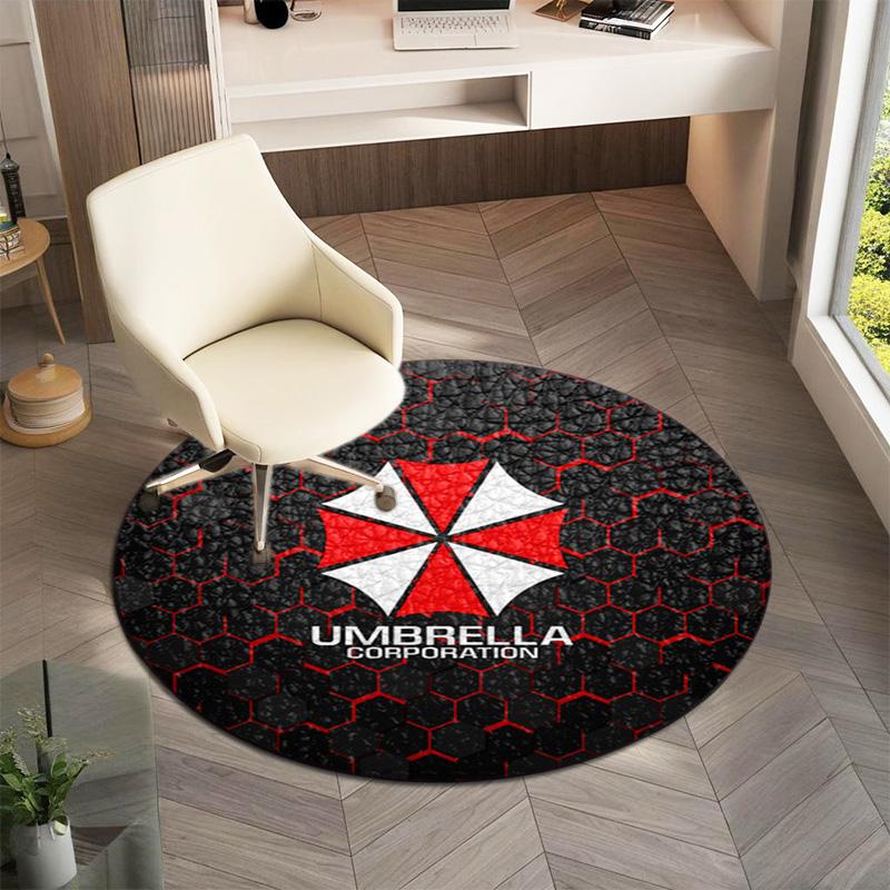 The sci-fi movie Resident Evil Umbrella Corporation carpet is a soft, home-style, bedroom, door mat decoration, and anti-slip carpet E3