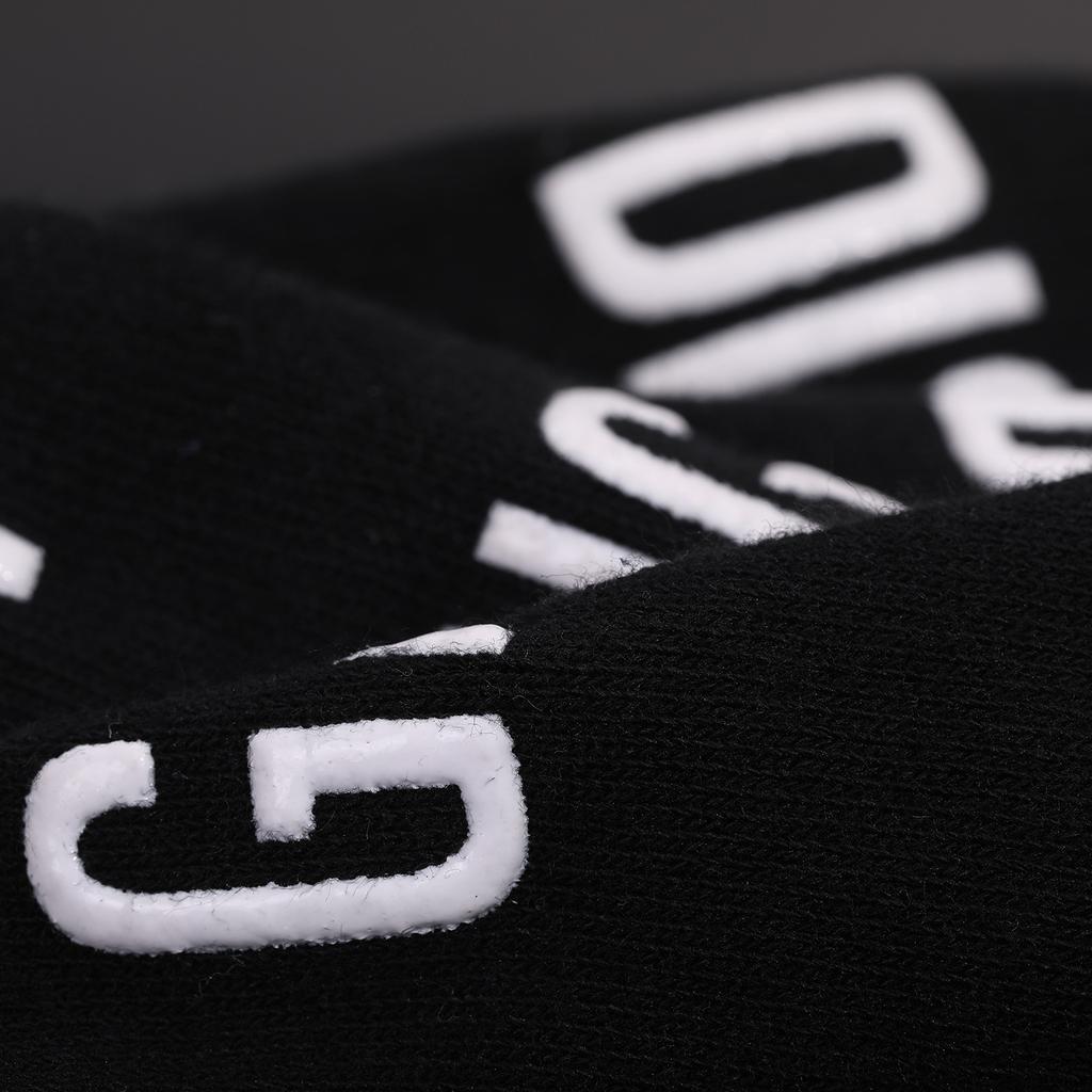 Men Cotton Socks Funny Letter Printed Short/Mid-Tube Socks Soft Breathable Black Glow In the Dark Socks 44-49 Size