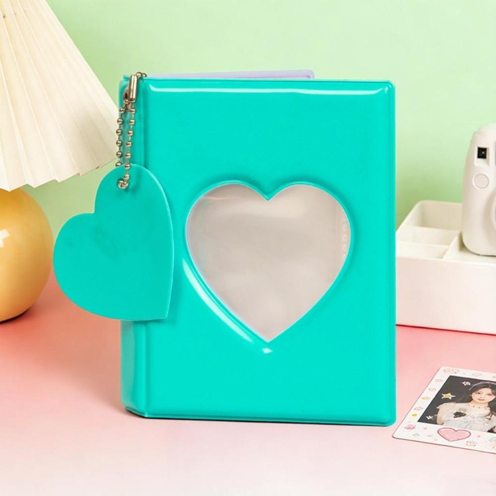 Macaron Card Book Heart Cutout Card Holder Portable Photo Binder Kpop Card Keep