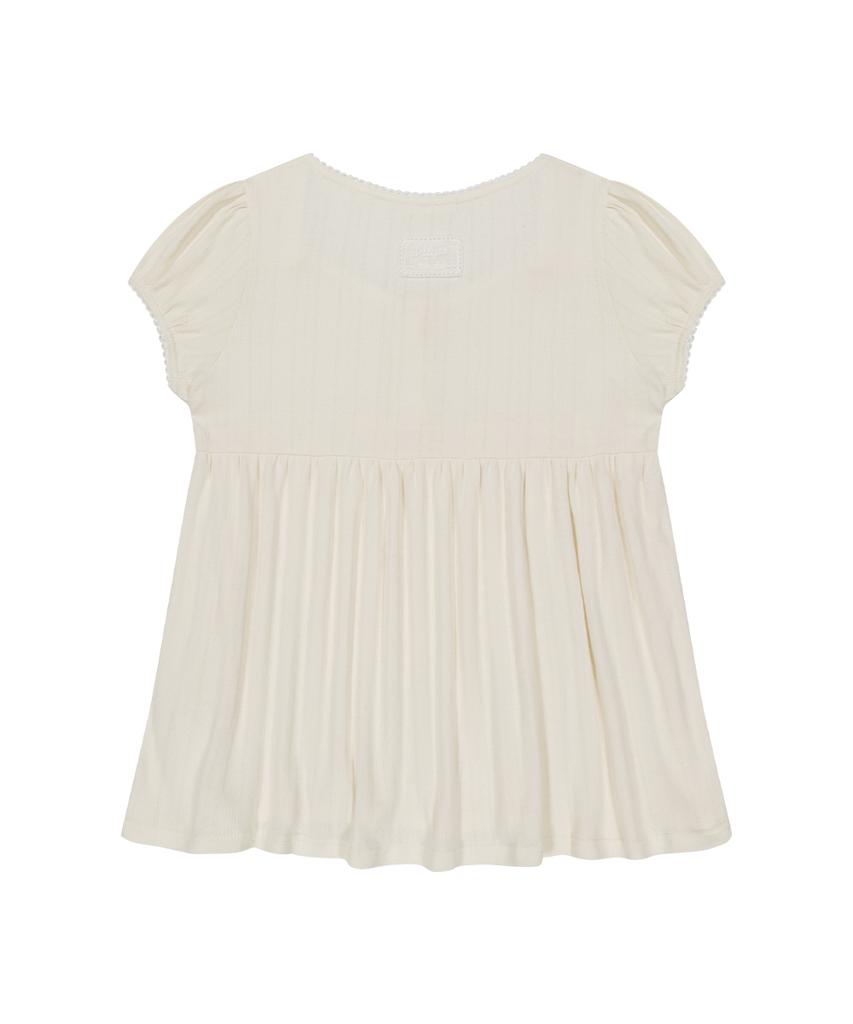 ILLIGO Flare Shirred Top Cream