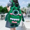 Мультяшный рюкзак женский милый четырехногий монстр женская сумка модный дорожный рюкзак большой вместимости холщовая школьная сумка тренд