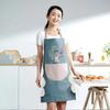 Household Fashion Multicolor Apron Waterproof Household PVC Oil-proof Aprons Chef Cooking Baking Cleaning Restaurant Accessories