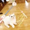Gravity Laser Cat Teaser Cat Self Hi Feather Bell Replacement Can Add Catnip Pet Supplies Kitten Toys