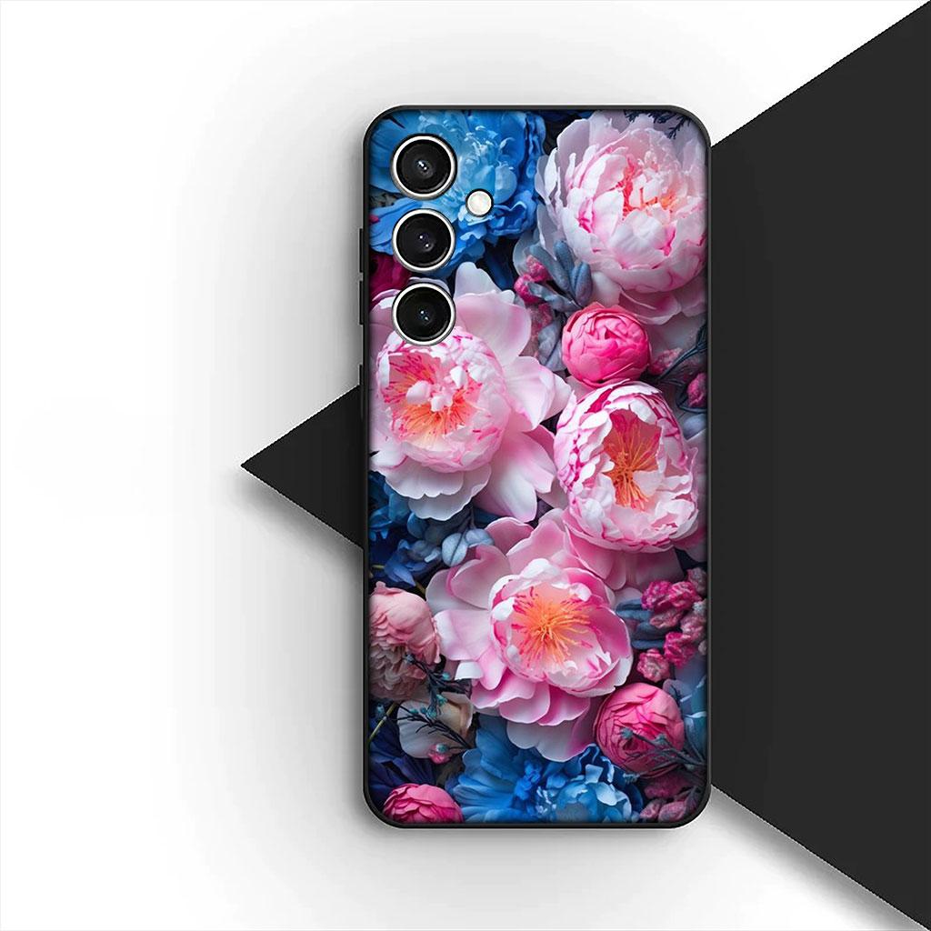 Poppy Flower Bloom Fashion Phone Cover for Motorola Moto G55 G45 G75 G85 G13 Edge 50 30 Fusion 40 NEO Ultra Pro Soft Case