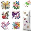 6Pcs Animal Diamond Painting Refrigerator Magnets Fridge Magnets Diamond Art DIY Diamond Art Refrigerator Magnets DIY Art Crafts