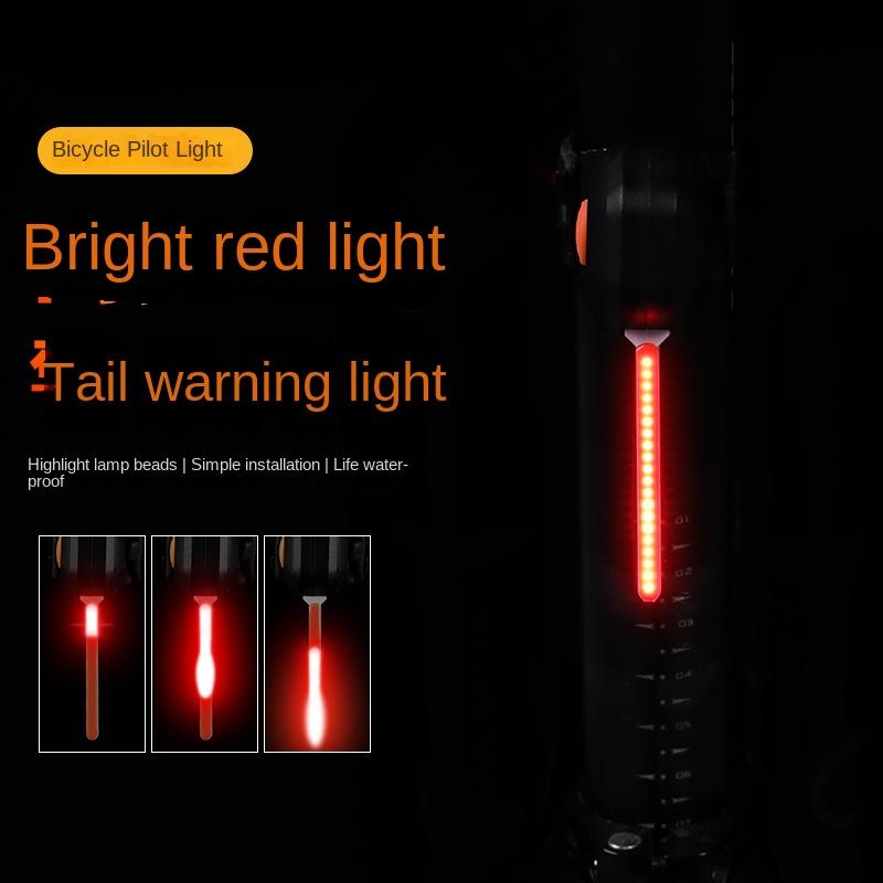 Bike Rear Light Photon Drop Warning Lamp Waterproof Rechargeable LED Bicycle Taillight MTB Road Bike Cycling Photondrop Light