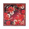 Garnish Hollow Printing Silk Scarf Mulberry Silk Scarf Double-sided Printing Square Scarf High-end Shawl for Women