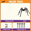 Joyfy Halloween Decorations 59'' Giant Spider with 400 sqft Spider Web  Fake Spiders for Indoor Outdoor Halloween Decorations