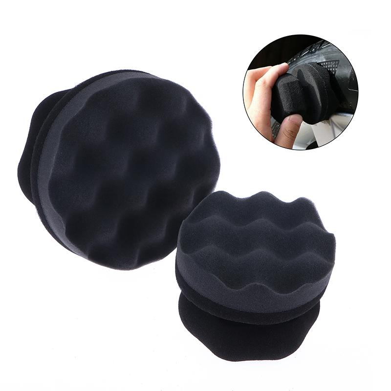 Washable Car Foam Sponge Reusable Tire Cleaner For Auto Washing Detailing Brush Tire Shine Hex Grip Dressing Applicator