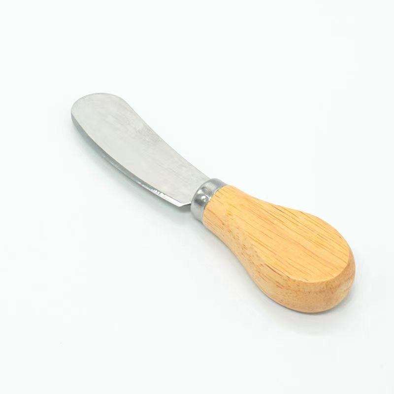 Деревянный нож для сыра Нож для сыра Масла Пиццы Кухонные инструменты для выпечки Набор для дома с ножом и вилкой для сыра