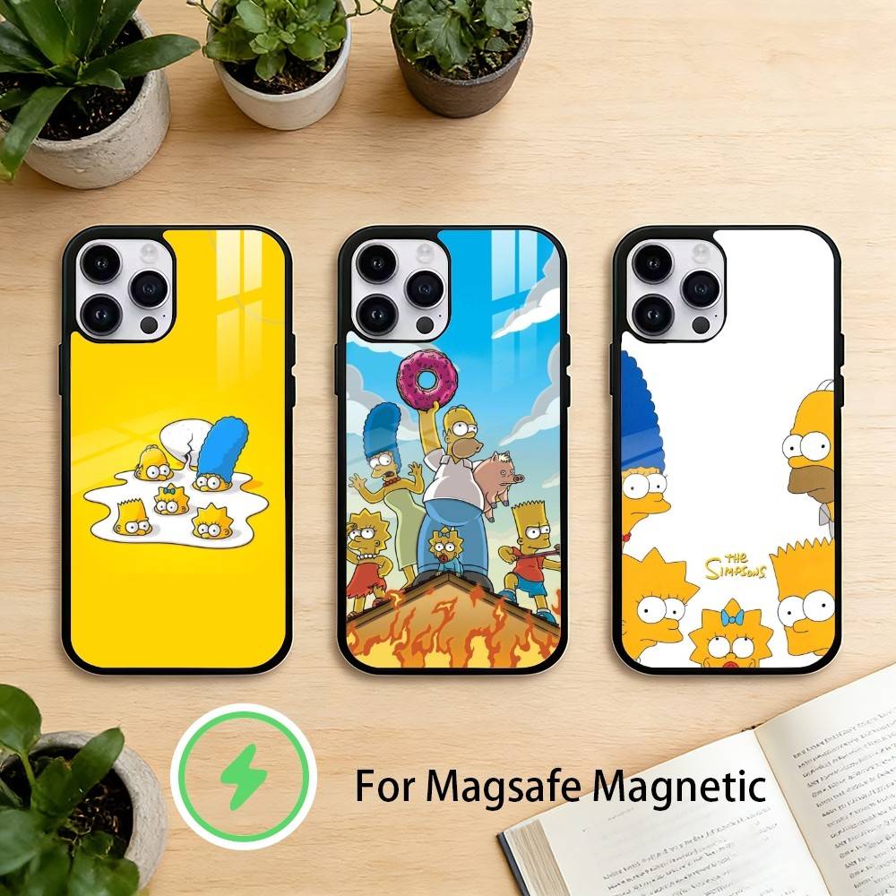 Cartoon A-American Dad Phone Case For iPhone 17/16/15/14/13/12/Plus/Pro/Max for Magnetic Wireless Charging