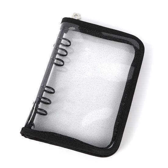 Органайзер для наклеек, прозрачный держатель для хранения наклеек формата А5/А6 на молнии, многоразовый альбом, коллекция наклеек, книга для взрослых