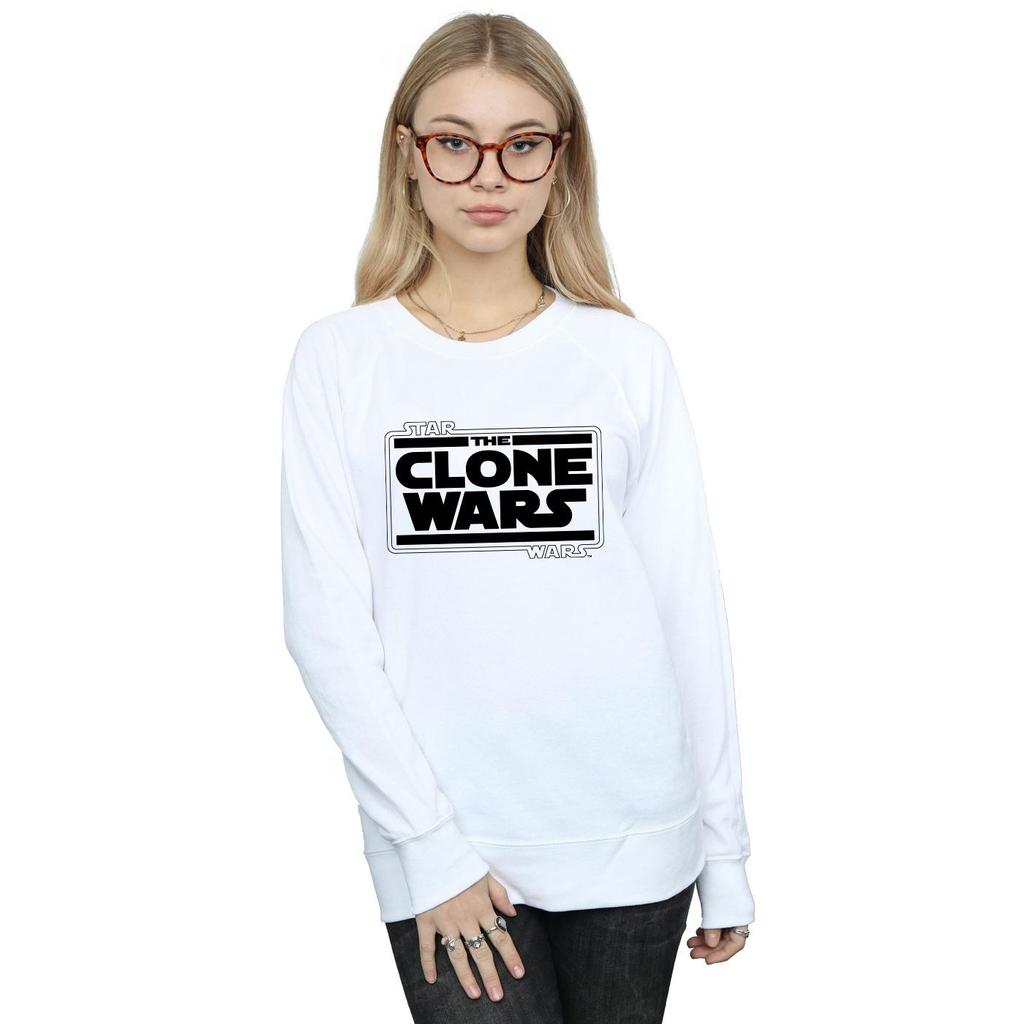 Star Wars Womens/Ladies Clone Wars Logo Sweatshirt