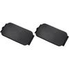 Truck Bed Rail Cap Plastic Bedrail ert Plug Box Stake Pocket Cover Compatible with Ford F150 2015-2024, F250 F350 2017-2024 Replace FL3Z99290D90AB