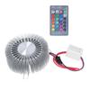 Sun Flower Wall Lamp Aluminum 3W RGB LED Aluminum Wall Lamp with Remote Control for Bedroom Bedside