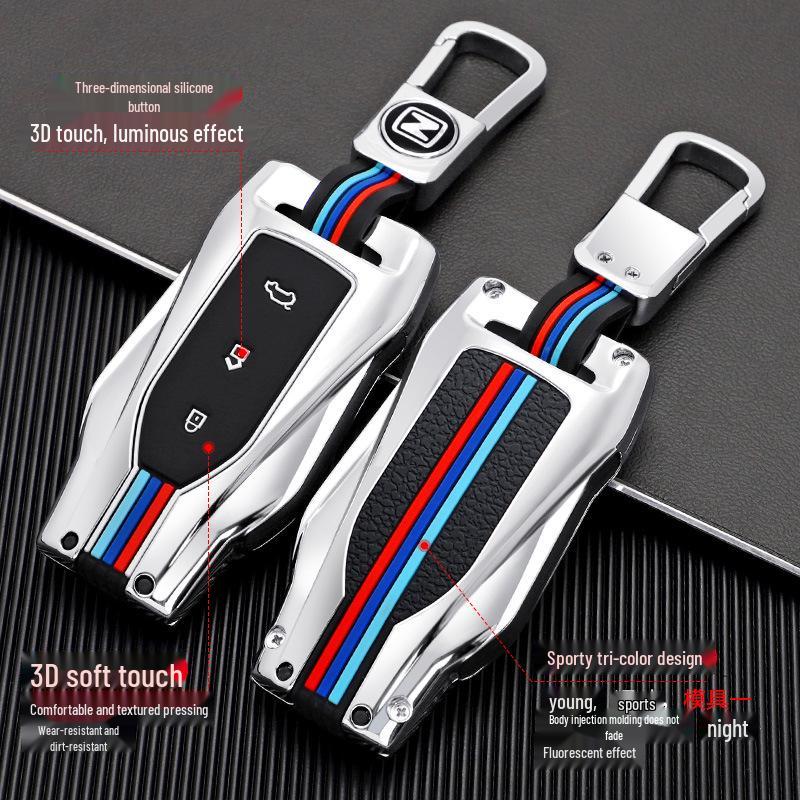 Compatible Key Case for Zotye T300, T600 Coupe, Z360, Z700, Damai X7, SR7, SR9