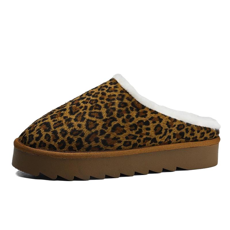 Модные парные тапочки для мужчин и женщин, зимние плюс бархатные теплые тапочки для дома, многоцветные, удобные, с толстой подошвой, мужские тапочки